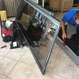 sliding glass door frame repair Huntington Park